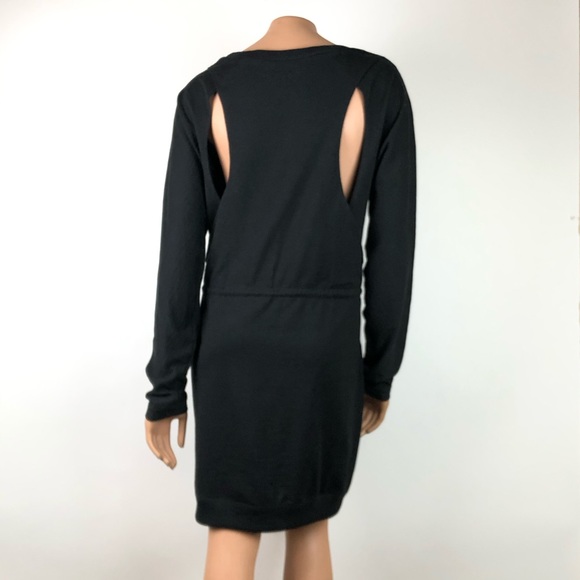 Rag &Bone Knit Drawstring Waist Dress Cut-Out Back - Picture 2 of 11